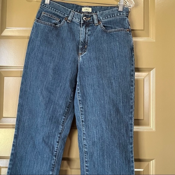 Vintage LL Bean Women’s High Waist Mom Denim Jeans Size 6 Regular Baggy - Picture 3 of 7